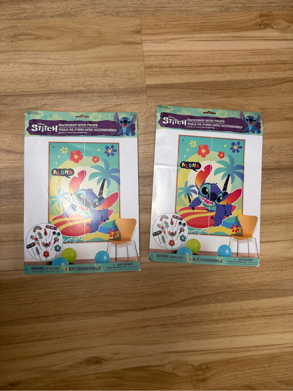 Disney Lilo And Stitch Party Backdrop With Props Kit New set of 2